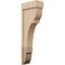 Ekena Millwork 5"W x 10"D x 30"H Thin Bryant Rough Cedar Woodgrain TimberThane Corbel, Primed Tan CORUR05X10X30BRYRCPR - alternate 1